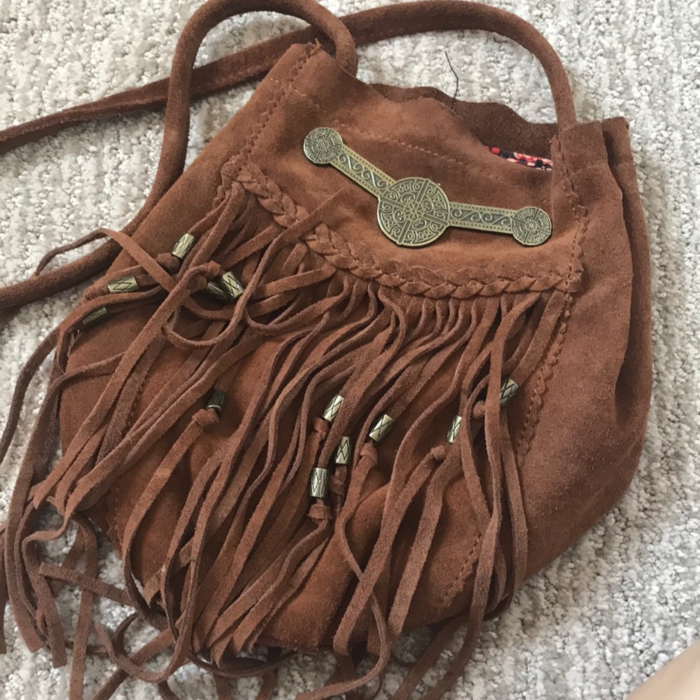 Free people expandable fringe bag